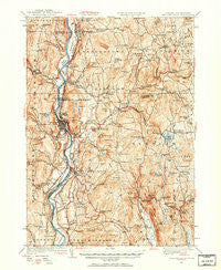 Bellows Falls New Hampshire Historical topographic map, 1:62500 scale, 15 X 15 Minute, Year 1927