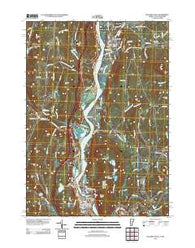 Bellows Falls Vermont Historical topographic map, 1:24000 scale, 7.5 X 7.5 Minute, Year 2012