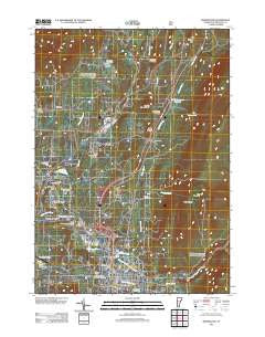 Bennington Vermont Historical topographic map, 1:24000 scale, 7.5 X 7.5 Minute, Year 2012