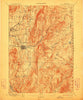 Bennington Vermont Historical topographic map, 1:62500 scale, 15 X 15 Minute, Year 1898