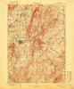 Bennington Vermont Historical topographic map, 1:62500 scale, 15 X 15 Minute, Year 1898