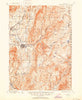 Bennington Vermont Historical topographic map, 1:62500 scale, 15 X 15 Minute, Year 1898