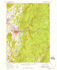 Bennington Vermont Historical topographic map, 1:62500 scale, 15 X 15 Minute, Year 1954