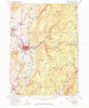 Bennington Vermont Historical topographic map, 1:62500 scale, 15 X 15 Minute, Year 1954