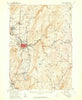 Bennington Vermont Historical topographic map, 1:62500 scale, 15 X 15 Minute, Year 1954