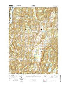 Benson Vermont Current topographic map, 1:24000 scale, 7.5 X 7.5 Minute, Year 2015