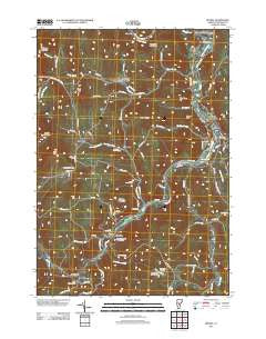 Bethel Vermont Historical topographic map, 1:24000 scale, 7.5 X 7.5 Minute, Year 2012
