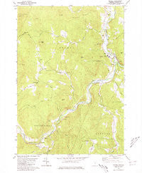 Bethel Vermont Historical topographic map, 1:24000 scale, 7.5 X 7.5 Minute, Year 1980