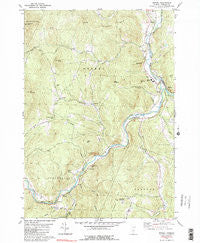 Bethel Vermont Historical topographic map, 1:24000 scale, 7.5 X 7.5 Minute, Year 1980