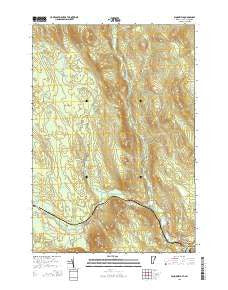 Bloomfield Vermont Current topographic map, 1:24000 scale, 7.5 X 7.5 Minute, Year 2015