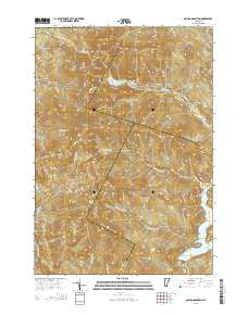 Bolton Mountain Vermont Current topographic map, 1:24000 scale, 7.5 X 7.5 Minute, Year 2015