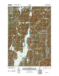 Bomoseen Vermont Historical topographic map, 1:24000 scale, 7.5 X 7.5 Minute, Year 2012