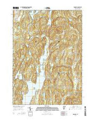 Bomoseen Vermont Current topographic map, 1:24000 scale, 7.5 X 7.5 Minute, Year 2015