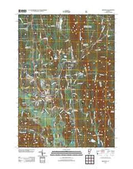 Brandon Vermont Historical topographic map, 1:24000 scale, 7.5 X 7.5 Minute, Year 2012
