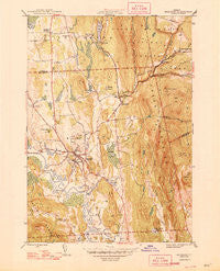 Brandon Vermont Historical topographic map, 1:31680 scale, 7.5 X 7.5 Minute, Year 1946