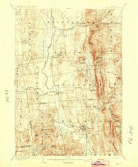Brandon Vermont Historical topographic map, 1:62500 scale, 15 X 15 Minute, Year 1904