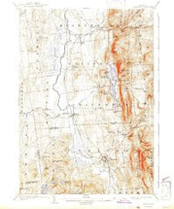 Brandon Vermont Historical topographic map, 1:62500 scale, 15 X 15 Minute, Year 1904