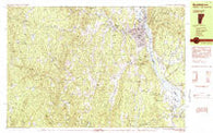 Brattleboro Vermont Historical topographic map, 1:25000 scale, 7.5 X 15 Minute, Year 1984