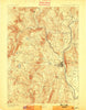 Brattleboro Vermont Historical topographic map, 1:62500 scale, 15 X 15 Minute, Year 1893