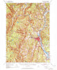 Brattleboro Vermont Historical topographic map, 1:62500 scale, 15 X 15 Minute, Year 1954
