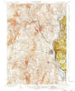 Brattleboro Vermont Historical topographic map, 1:62500 scale, 15 X 15 Minute, Year 1935