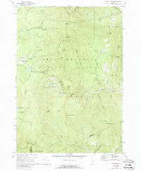 Bread Loaf Vermont Historical topographic map, 1:24000 scale, 7.5 X 7.5 Minute, Year 1970
