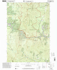 Bread Loaf Vermont Historical topographic map, 1:24000 scale, 7.5 X 7.5 Minute, Year 1997