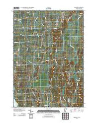 Bridport Vermont Historical topographic map, 1:24000 scale, 7.5 X 7.5 Minute, Year 2012
