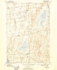 Bridport Vermont Historical topographic map, 1:24000 scale, 7.5 X 7.5 Minute, Year 1950