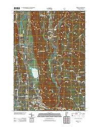 Bristol Vermont Historical topographic map, 1:24000 scale, 7.5 X 7.5 Minute, Year 2012
