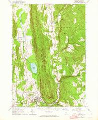 Bristol Vermont Historical topographic map, 1:24000 scale, 7.5 X 7.5 Minute, Year 1963