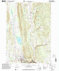 Bristol Vermont Historical topographic map, 1:24000 scale, 7.5 X 7.5 Minute, Year 1997