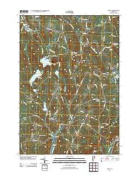 Cabot Vermont Historical topographic map, 1:24000 scale, 7.5 X 7.5 Minute, Year 2012