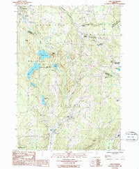 Cabot Vermont Historical topographic map, 1:24000 scale, 7.5 X 7.5 Minute, Year 1986