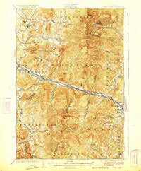 Camels Hump Vermont Historical topographic map, 1:62500 scale, 15 X 15 Minute, Year 1924