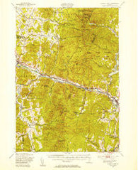 Camels Hump Vermont Historical topographic map, 1:62500 scale, 15 X 15 Minute, Year 1948