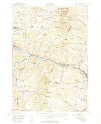Camels Hump Vermont Historical topographic map, 1:62500 scale, 15 X 15 Minute, Year 1948