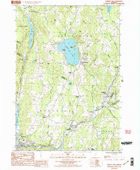 Caspian Lake Vermont Historical topographic map, 1:24000 scale, 7.5 X 7.5 Minute, Year 1986