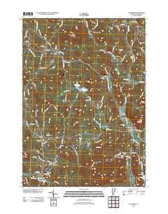 Cavendish Vermont Historical topographic map, 1:24000 scale, 7.5 X 7.5 Minute, Year 2012