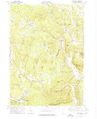 Cavendish Vermont Historical topographic map, 1:24000 scale, 7.5 X 7.5 Minute, Year 1972