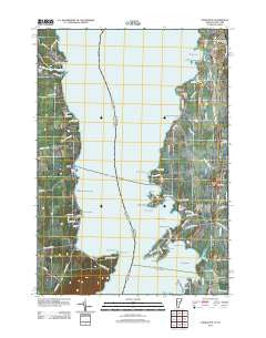 Charlotte Vermont Historical topographic map, 1:24000 scale, 7.5 X 7.5 Minute, Year 2012