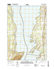 Charlotte Vermont Current topographic map, 1:24000 scale, 7.5 X 7.5 Minute, Year 2015