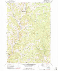 Chelsea Vermont Historical topographic map, 1:24000 scale, 7.5 X 7.5 Minute, Year 1981