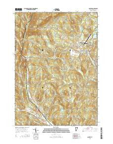 Chester Vermont Current topographic map, 1:24000 scale, 7.5 X 7.5 Minute, Year 2015
