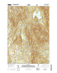 Chittenden Vermont Current topographic map, 1:24000 scale, 7.5 X 7.5 Minute, Year 2015