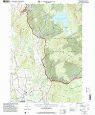 Chittenden Vermont Historical topographic map, 1:24000 scale, 7.5 X 7.5 Minute, Year 1997