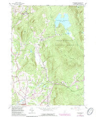 Chittenden Vermont Historical topographic map, 1:24000 scale, 7.5 X 7.5 Minute, Year 1961