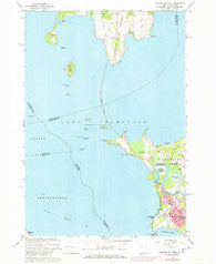 Colchester Point Vermont Historical topographic map, 1:24000 scale, 7.5 X 7.5 Minute, Year 1966