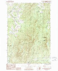 Cold Hollow Mountains Vermont Historical topographic map, 1:24000 scale, 7.5 X 7.5 Minute, Year 1986