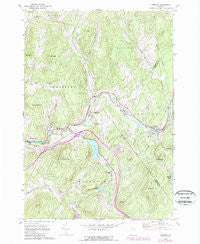 Concord Vermont Historical topographic map, 1:24000 scale, 7.5 X 7.5 Minute, Year 1967